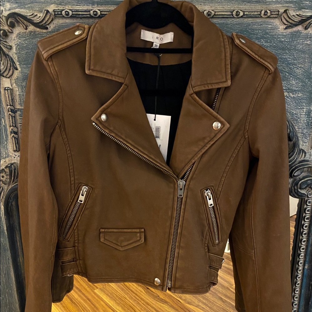 ❌SOLD❌ IRO NWT Ashville Distressed leather jacket